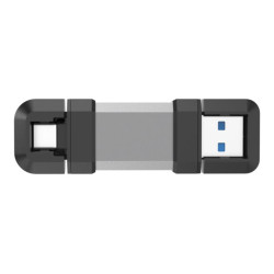Silicon Power Dual USB Drive | Mobile C51 | 128 GB | USB Type-A and USB Type-C | Silver