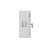 SOMI Networks | 3U, 19 Standard Vertical Installation Vertical Mount Cabinet | 3U-54/18SNC | Gray | Cable Entrances Glass Doors 