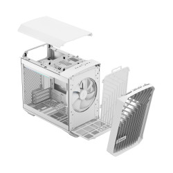Fractal Design | Torrent Nano RGB White TG clear tint | Side window | White TG clear tint | Power supply included No | ATX