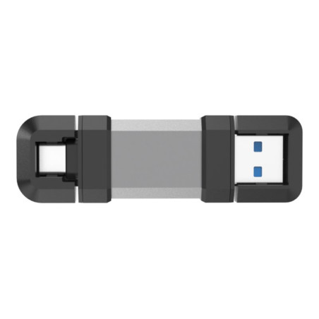 Silicon Power Dual USB Drive | Mobile C51 | 64 GB | USB Type-A and USB Type-C | Silver