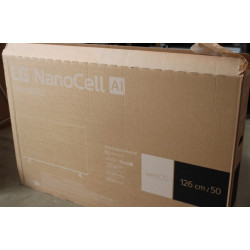 LG | 4K Smart NanoCell TV | 50NANO82T3B | 50" | Smart TV | webOS 24 | Black | DAMAGED PACKAGING