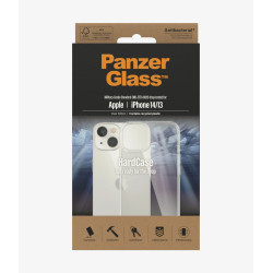 PanzerGlass | HardCase | Apple | iPhone 14/13 | Clear | Wireless charging compatible 100% recycled frame material