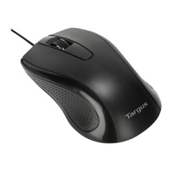 Targus Full-Size Optical Antimicrobial Wired Mouse | Targus Mouse | Full-Size Optical Antimicrobial | Wired | Black