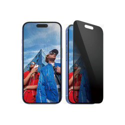 PanzerGlass Screen protector | Apple | iPhone 16/iPhone 15 | Glass | Black | Ultra-Wide Fit