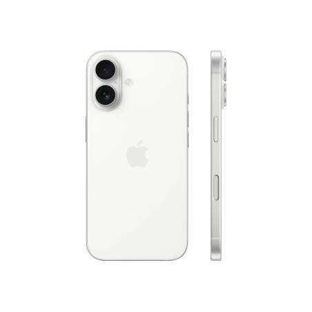 Apple iPhone 16 | White | 6.1 " | Super Retina XDR | 2556 x 1179 pixels | A18 | Internal RAM 8 GB | 256 GB | Dual SIM | 4G | Mai