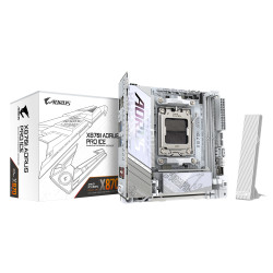 Gigabyte X870I AORUS PRO ICE | Processor family AMD | Processor socket AM5 | DDR5 SDRAM | Supported hard disk drive interfaces M