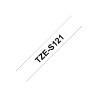 Brother | TZe-S121 Strong Adhesive Laminated Tape | Black on Clear | TZe | 8 m | 9 cm