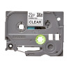 Brother | TZe-S131 Strong Adhesive Laminated Tape | Black on Clear | TZe | 8 m | 1.2 cm