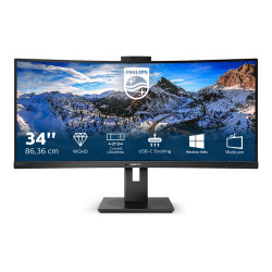 Philips | Curved UltraWide | 346P1CRH | 34 " | VA | WQHD | 21:9 | 100 Hz | 4 ms | 3440 x 1440 | 500 cd/m | HDMI ports quantity 1