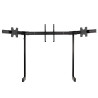 Next Level Racing Floor stand | ELITE Free Standing Triple Monitor Stand | Fully adjustable and customizable | 21-43 " | Black