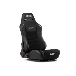 Next Level Racing | Premium PU Leather | Reclining Seat | ERS3 Elite PU Leather & Suede Edition | Black