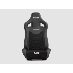 Next Level Racing | PU Leather and Suede | Reclining Seat | ERS4 Elite PU Leather & Suede Edition | Black