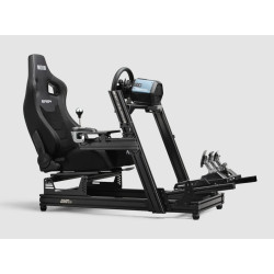 Next Level Racing | PU Leather and Suede | Reclining Seat | ERS4 Elite PU Leather & Suede Edition | Black