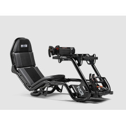 Next Level Racing | Steel | Racing Simulator Cockpit | F-GT Pro Formula and GT Black Edition | Black