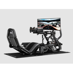 Next Level Racing | Steel | Racing Simulator Cockpit | F-GT Pro Formula and GT Black Edition | Black