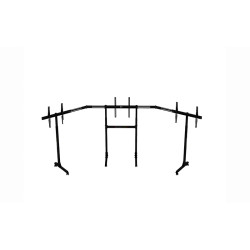 Next Level Racing | Floor stand | Free Standing Triple Monitor stand | 3 x 32- 65 " | Maximum weight (capacity) 70 kg | Black