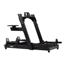 Next Level Racing | Aluminum | Racing Simulator Cockpit | GTElite Front and Side Mount Edition | Black