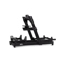 Next Level Racing | Aluminum | Racing Simulator Cockpit | GTElite Front and Side Mount Edition | Black