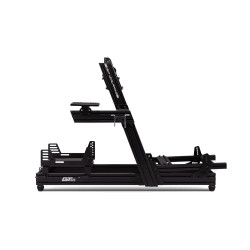 Next Level Racing | Aluminum | Racing Simulator Cockpit | GTElite Front and Side Mount Edition | Black