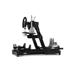 Next Level Racing | Aluminum | Racing Simulator Cockpit | GTElite Front and Side Mount Edition | Black