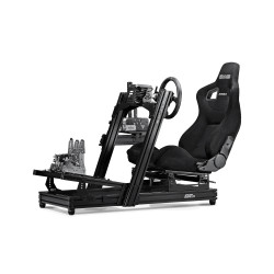 Next Level Racing | Aluminum | Racing Simulator Cockpit | GTElite Front and Side Mount Edition | Black