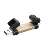 Silicon Power DS72 | 1000 GB | USB Type-A and USB Type-C 3.2 Gen 2 | Gold