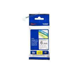 Brother | TZe-111 Laminated Tape | Black on Clear | TZ | 8 m | 6 cm