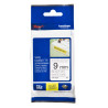 Brother | TZe-S221 Strong Adhesive Laminated Tape | Black on White | TZe | 8 m | 9 cm