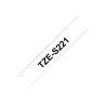 Brother | TZe-S221 Strong Adhesive Laminated Tape | Black on White | TZe | 8 m | 9 cm