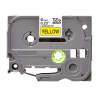 Brother | TZe-611 Laminated Tape | Black on Yellow | TZe | 8 m | 6 cm