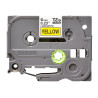 Brother | TZe-611 Laminated Tape | Black on Yellow | TZe | 8 m | 6 cm