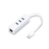 TP-LINK | USB 3.0 3-Port Hub & Gigabit Ethernet Adapter 2 in 1 USB Adapter | UE330
