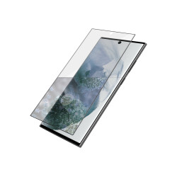 PanzerGlass | Samsung | Galaxy S22 Ultra | Tempered glass | Black | Case friendly. Compatible with ultrasonic fingerprint sensor