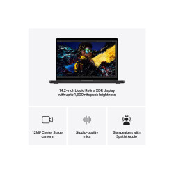 Apple MacBook | Pro | Space Black | 14 " | 3024 x 1964 pixels | Apple M4 | 24 GB | Solid-state drive capacity 1000 GB | Apple M4