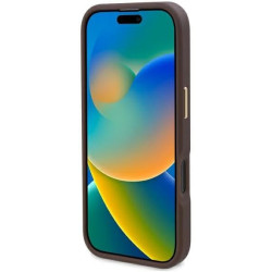 GUESS | GUHMP16LU4GPRW | Case | iPhone 16 Pro | Apple | Thermoplastic/Polyurethane | Brown
