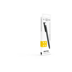 Fixed | Pen With Stylus and Stand | 3 in 1 | Pencil | Stylus for capacitive displays Stand for phones and tablets | Black
