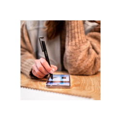 Fixed | Pen With Stylus and Stand | 3 in 1 | Pencil | Stylus for capacitive displays Stand for phones and tablets | Black