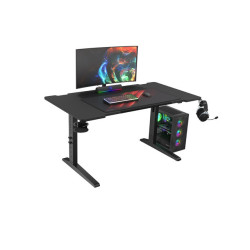 Genesis | Modular Gaming Desk | Holm 140 RGB | Anthracite Black