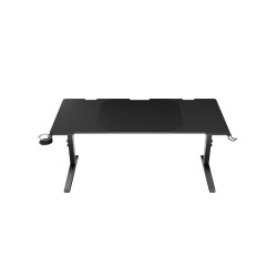 Genesis | Modular Gaming Desk | Holm 160 RGB | Anthracite Black