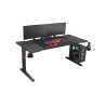 Genesis | Modular Gaming Desk | Holm 160 RGB | Anthracite Black