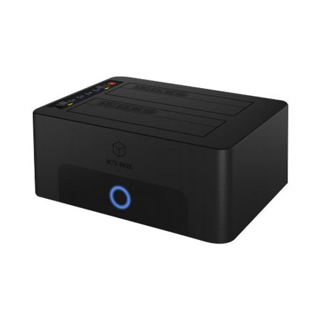 Raidsonic | Icy Box | IB-1232CL-U3 Dockingstation, 2x SATA 2.5" and/or 3.5" to 1x USB 3.2 Gen 1 Host + UASP