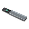 Digitus USB M.2 hard disk enclosure, SSD, external, NVMe, 10Gbps, USB 3.1 Gen2 | DA-71120-1