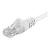 Goobay Patch Cable | 68633 CAT 6 U/UTP | PVC | Cable length: 1 m | White