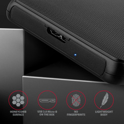 AXAGON Screwless USB 3.2 Gen 1 - SATA 6G external box for 2.5" SSD/HDD | EE25-SL