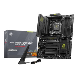 MSI MAG B850 TOMAHAWK MAX WIFI | Processor family AMD | Processor socket AM5 | DDR5 | Supported hard disk drive interfaces SATA,