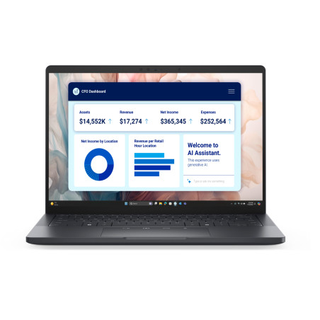 Dell Pro 13 Premium | 13.3 " | Touchscreen | QHD+ | Anti-glare | Intel Core Ultra 7 | 268V | 32 GB | LPDDR5x | Solid-state drive