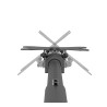 Neomounts CL35-340BL12 Monitor/TV mount Ceiling | Adjustable Height, Rotate, Tilt, Swivel | 23-42 " | Maximum weight (capacity) 