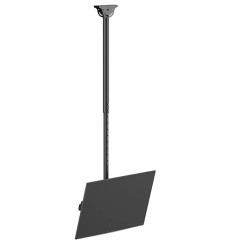 Neomounts CL35-440BL16L Monitor/TV Mount Ceiling | Adjustable Height, Rotate, Tilt, Swivel | 37-70 " | Maximum weight (capacity)