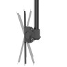 Neomounts CL35-440BL16XL Monitor/TV Mount Ceiling | Adjustable Height, Rotate, Tilt, Swivel | 37-70 " | Maximum weight (capacity
