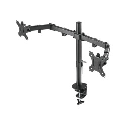 Neomounts Desk Mount | FPMA-D550DBLACK Monitor Arm | Adjustable Height, Rotate, Tilt, Swivel | 10-32 " | Maximum weight (capacit
